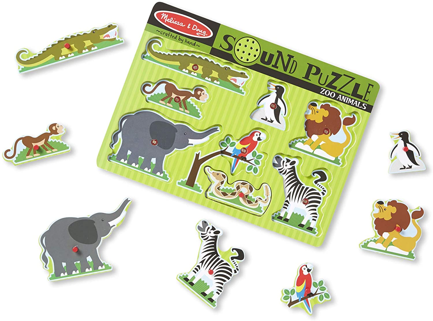 Zoo Animals Sound Puzzle by Melissa Doug 1