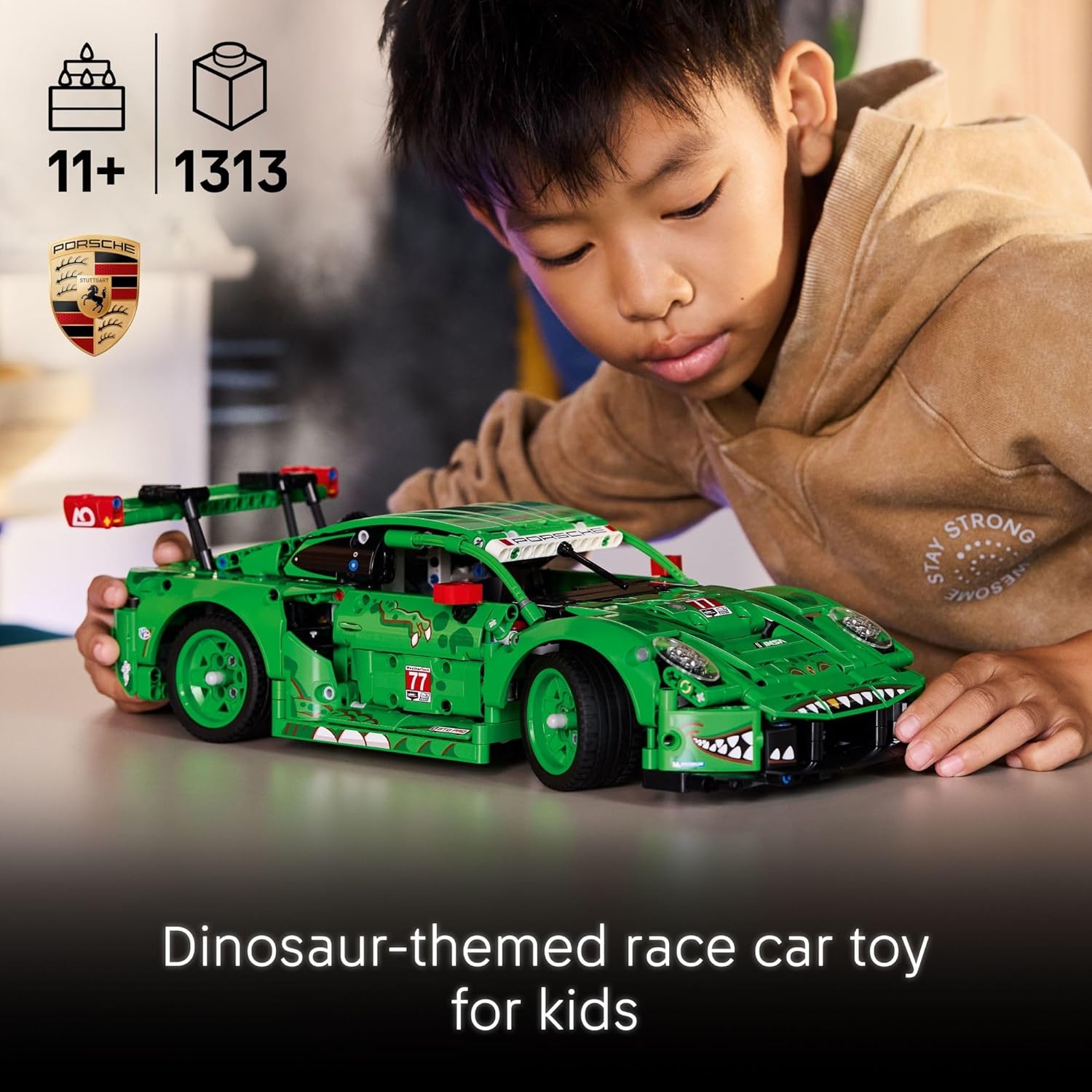 Technic Porsche 911 GT3 R Rexy AO Racing by Lego