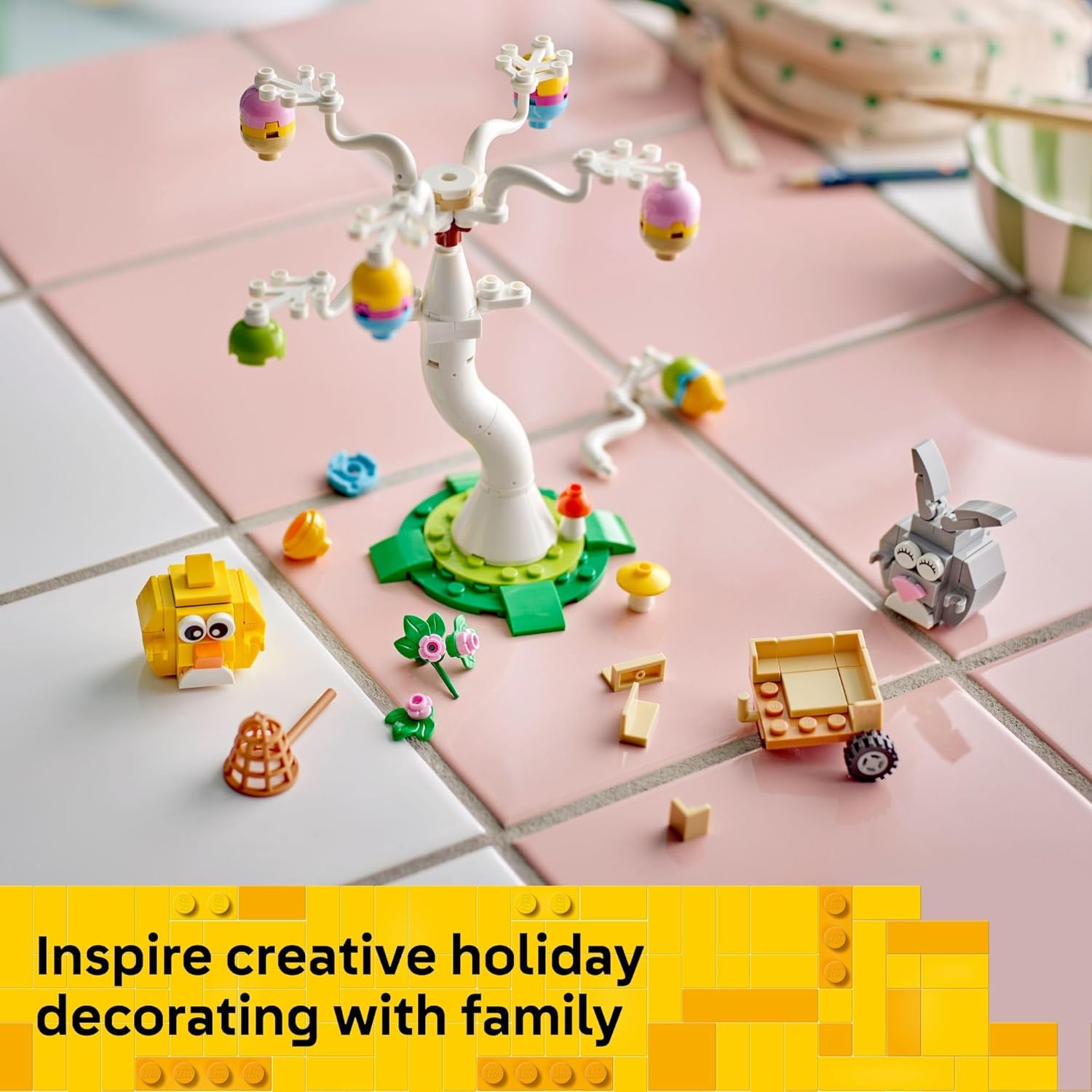 Easter Bunny and Chick Egg Hunt by Lego