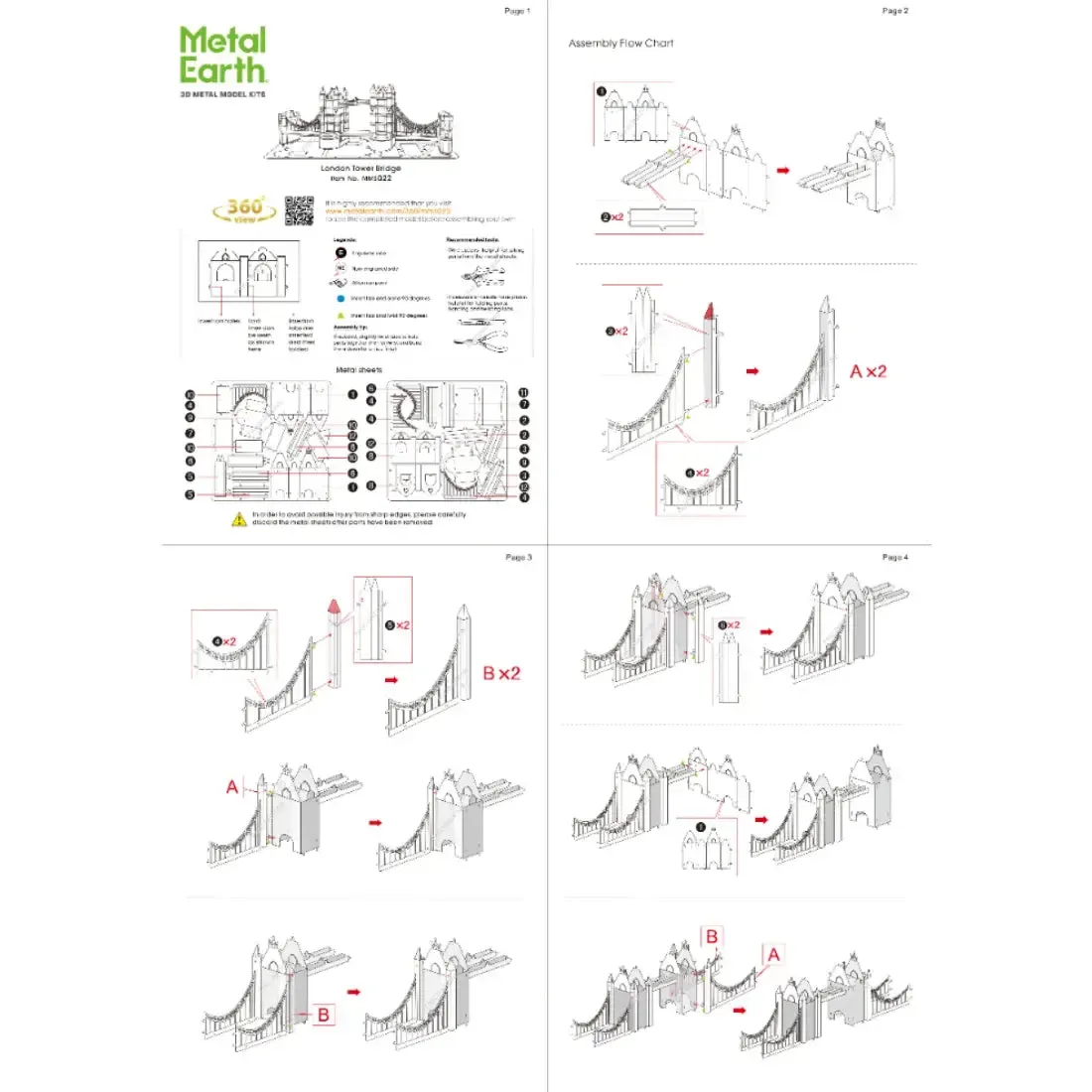 Metal Earth London Tower Bridge by Fascinations