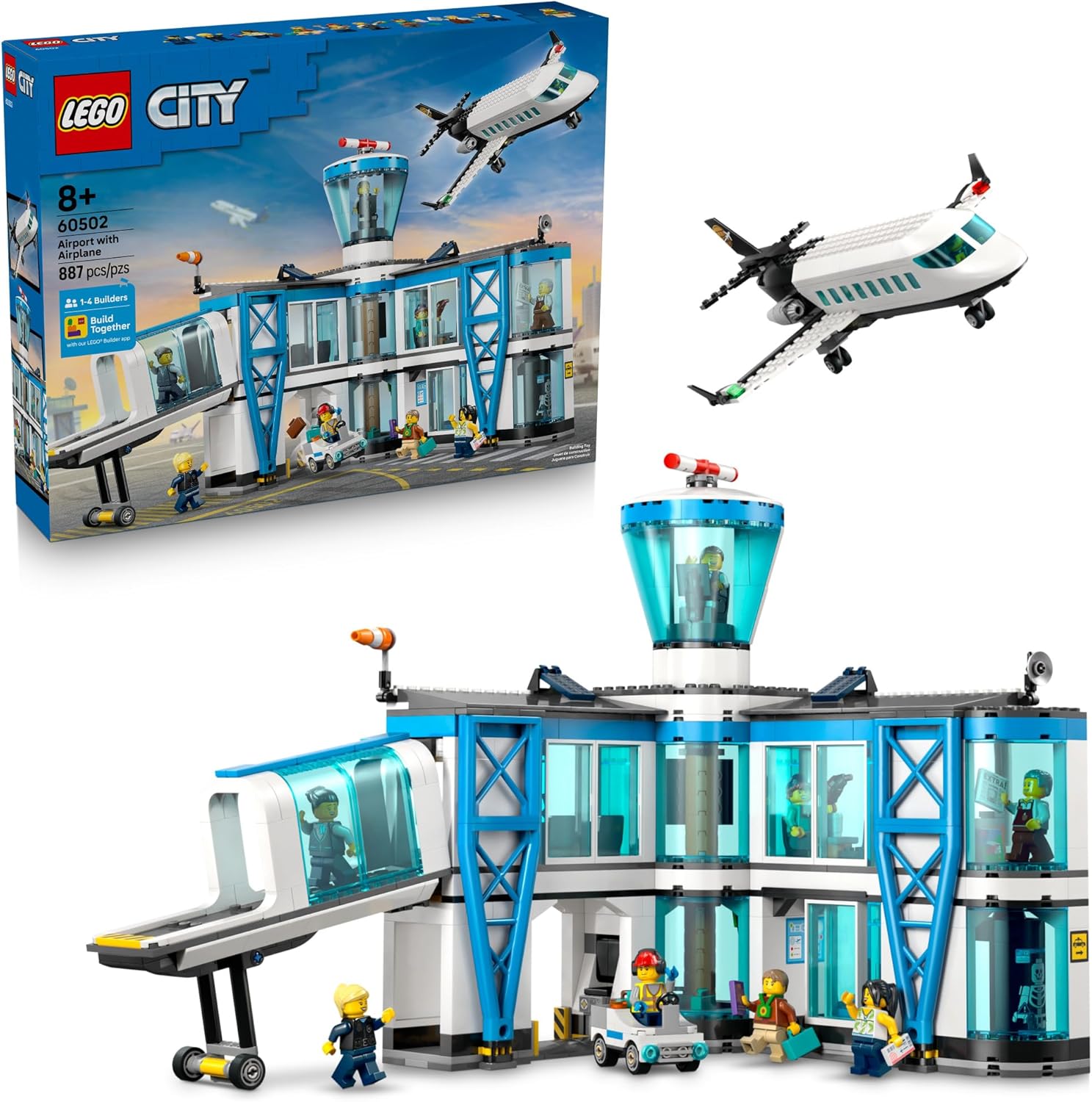 City Airport with Airplane by Lego