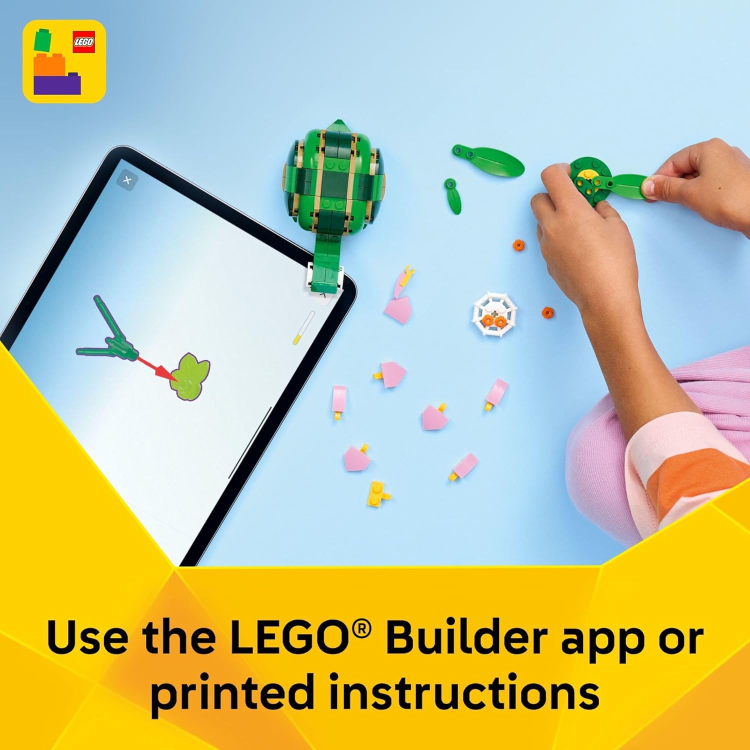 Creator 3 in 1 Turtle with a Water Lily Flower by Lego