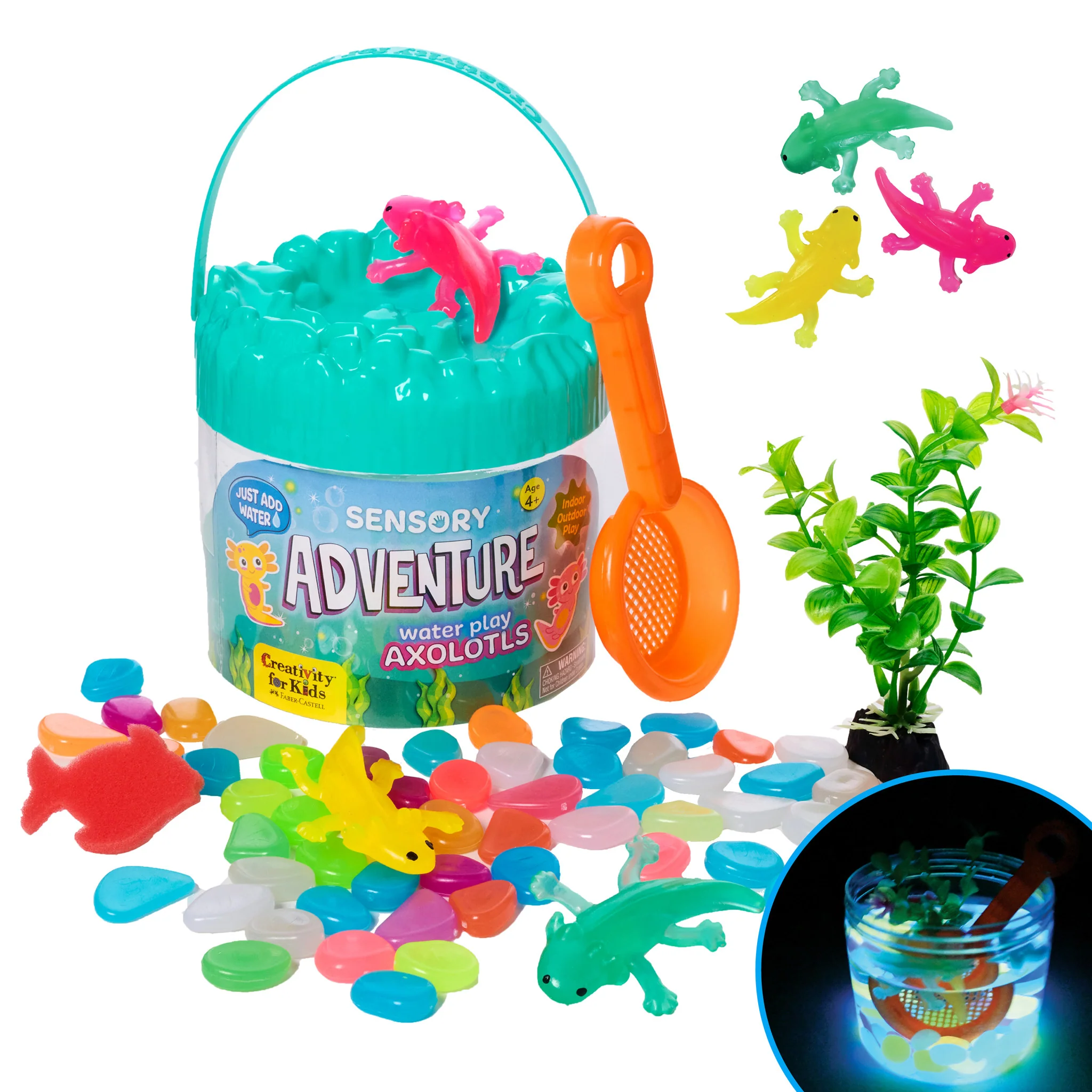 Sensory Adventure Water Play Axolotls by Creativity for Kids