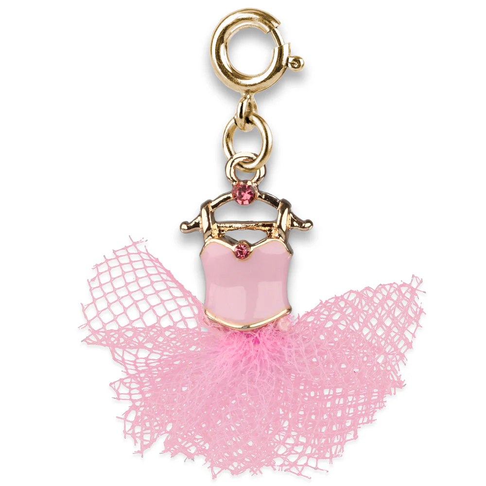 Gold Ballet Tutu Charm by Charm It