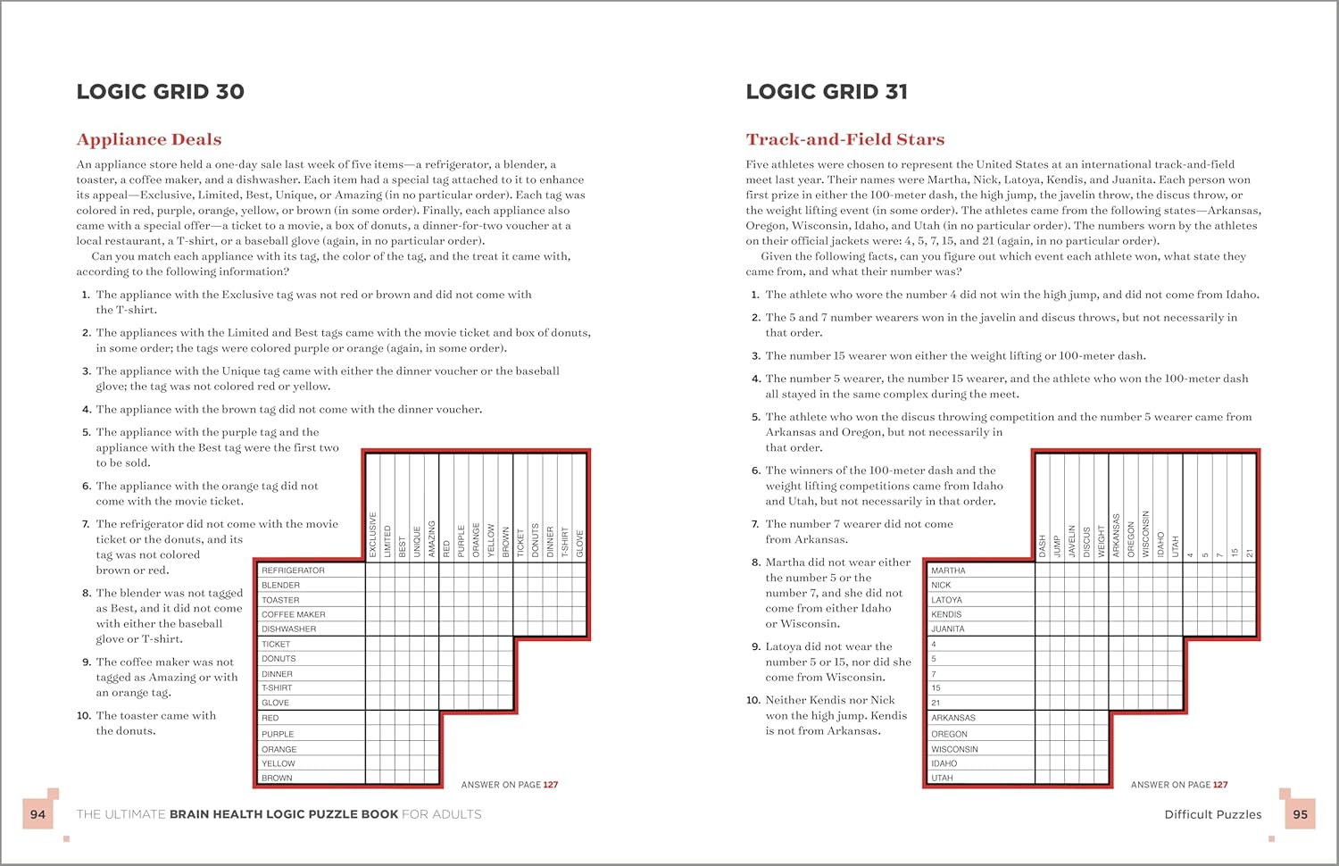 The Ultimate Brain Health Logic Puzzle Book for Adults by Sourcebooks