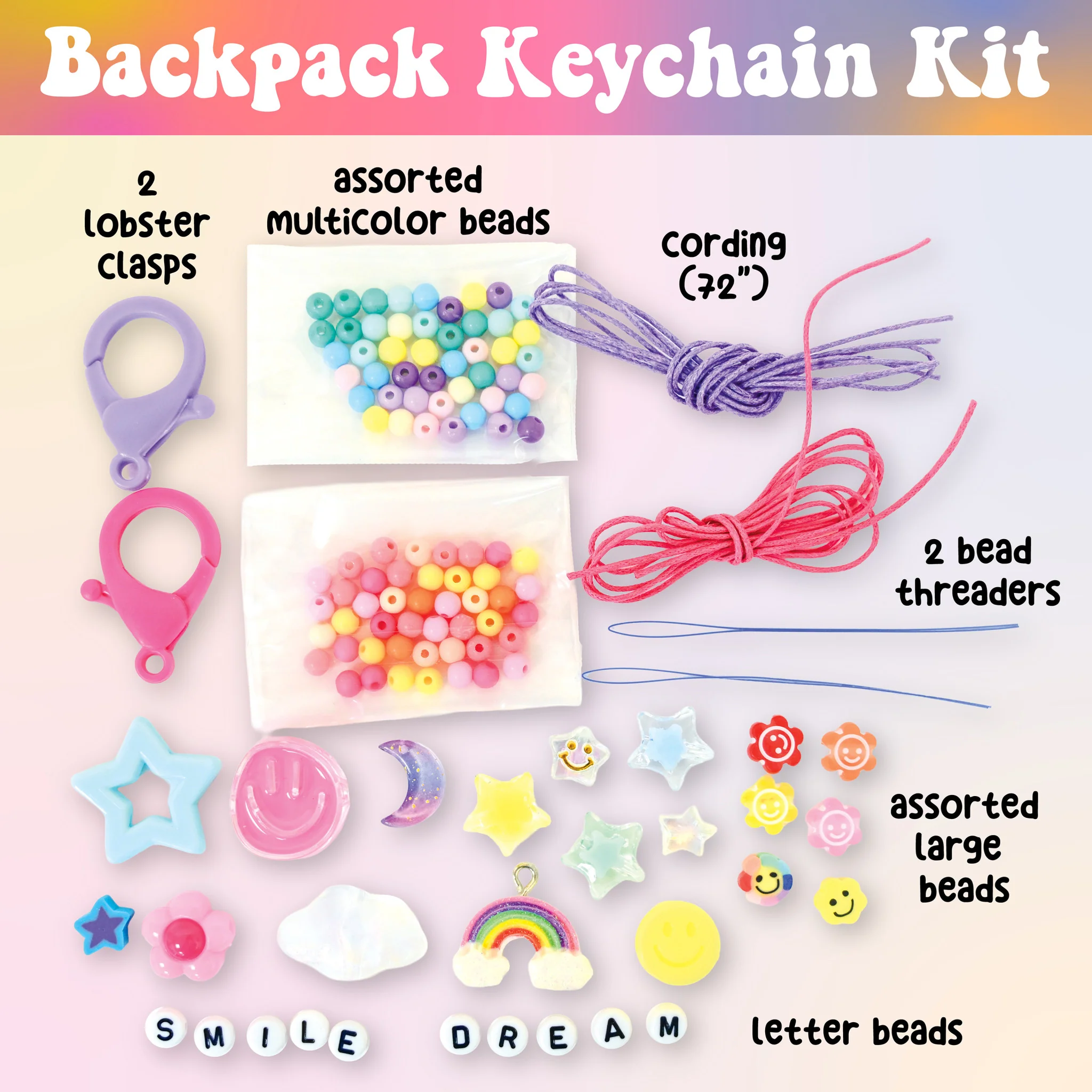 Backpack Keychains Mini Ki by Creativity for Kids