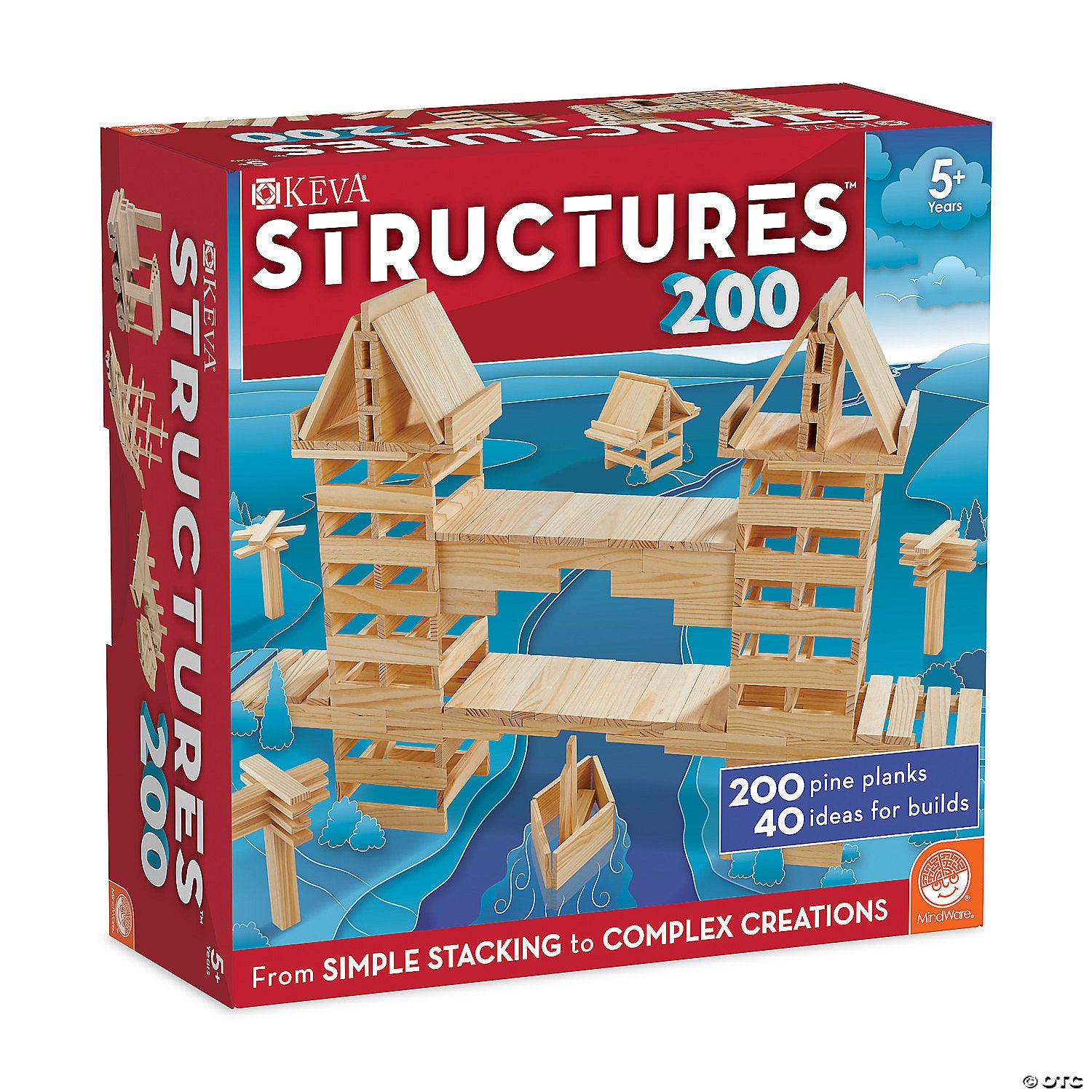 KEVA Structures 200 Plank Set by Mindware