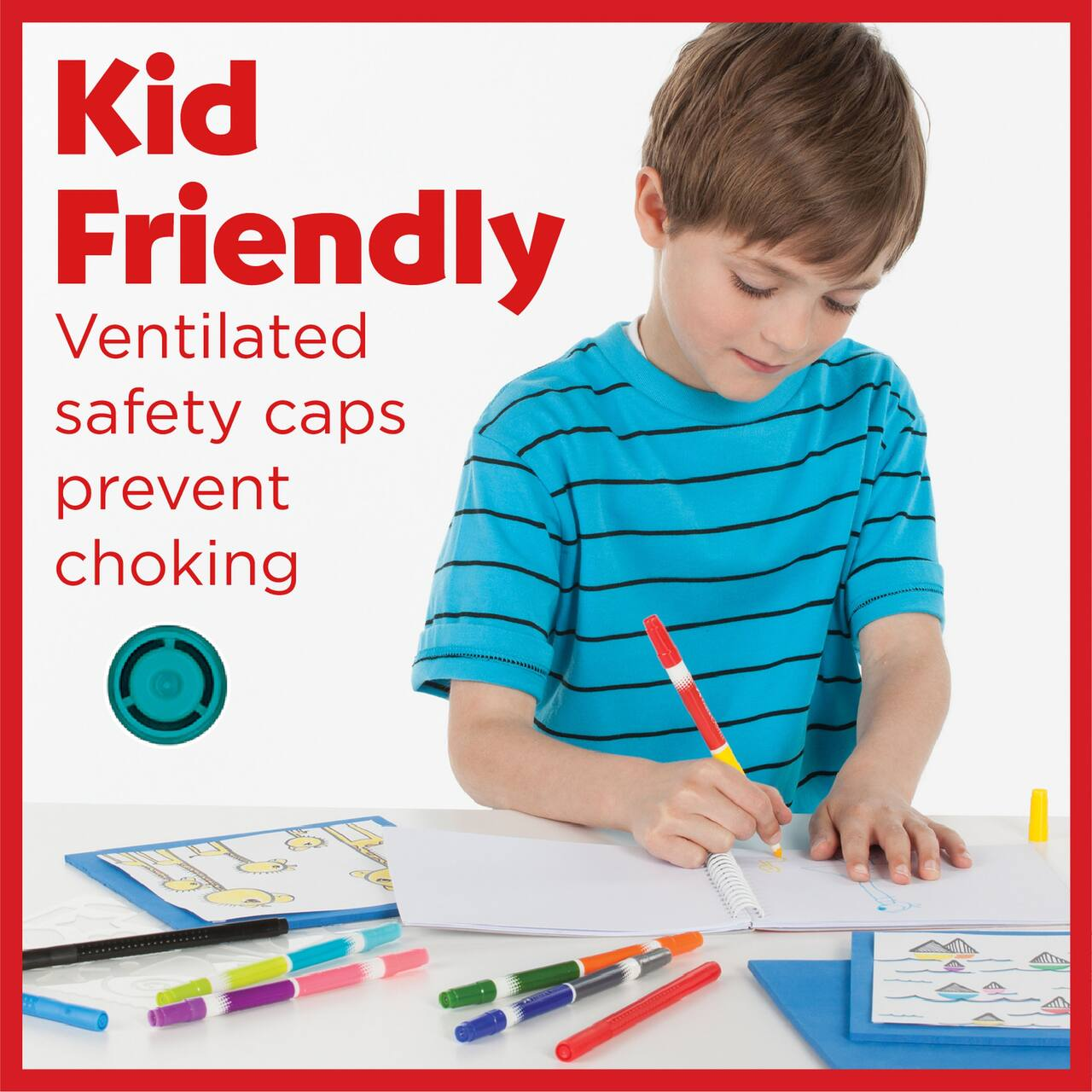 24 Duo Tip Washable Markers by Faber-Castell