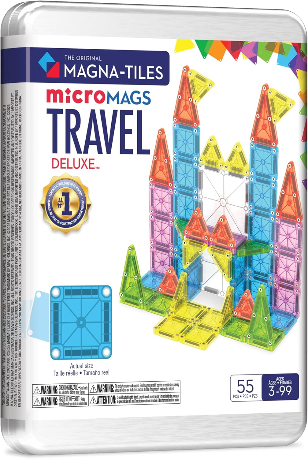 MAGNA-TILES microMAGS Travel Set Deluxe by Magna Tiles