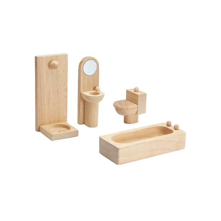 Classic Bathroom Dollhouse Furniture by Plan Toys