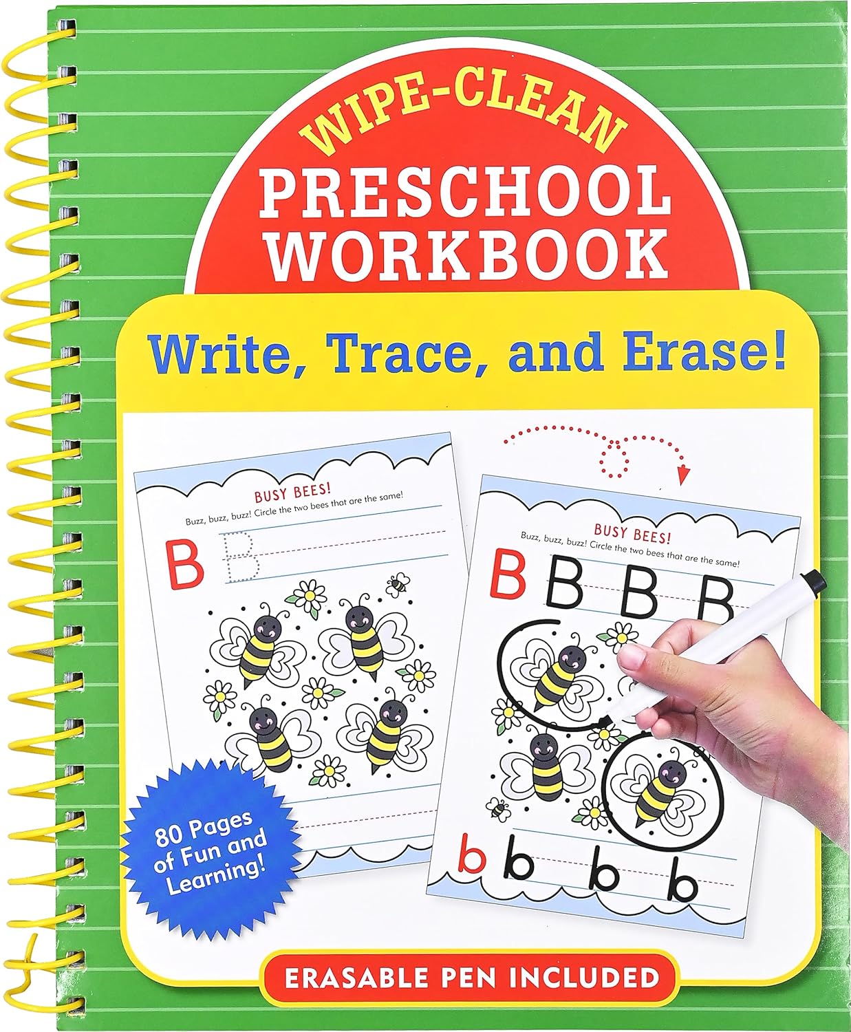 Wipe-Clean Preschool Workbook - Pre-K by Peter Pauper Press