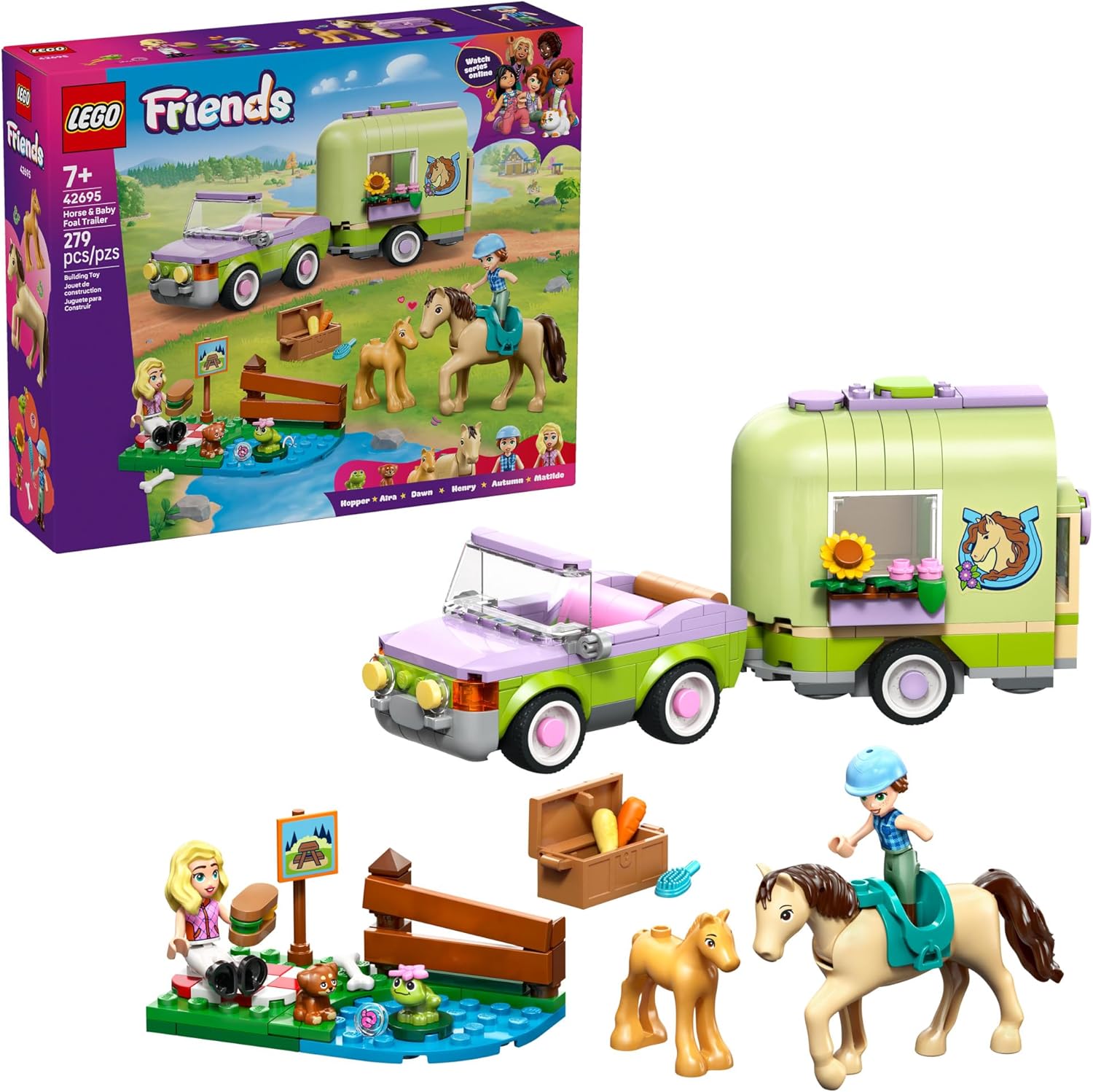 Friends Horse & Baby Foal Trailer by Lego