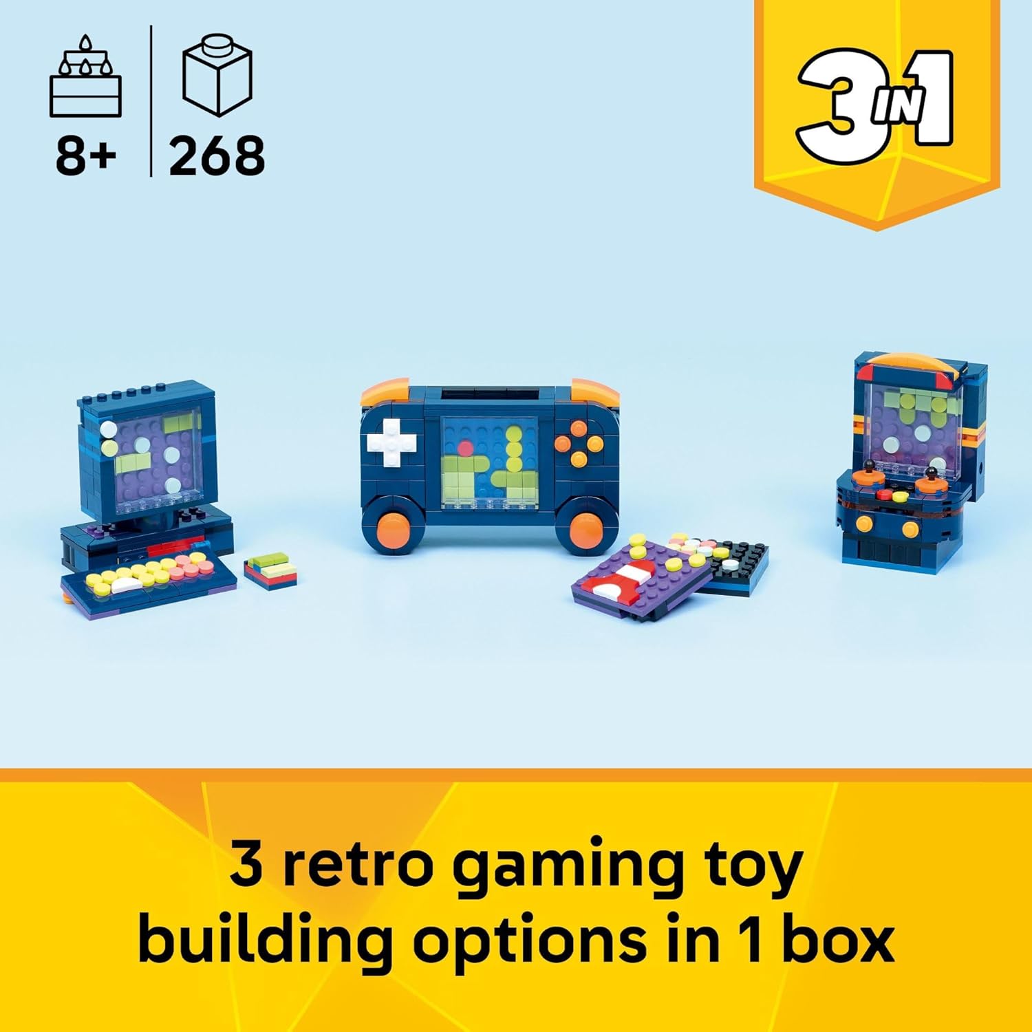 Creator 3 in 1 Retro Gaming Console by Lego