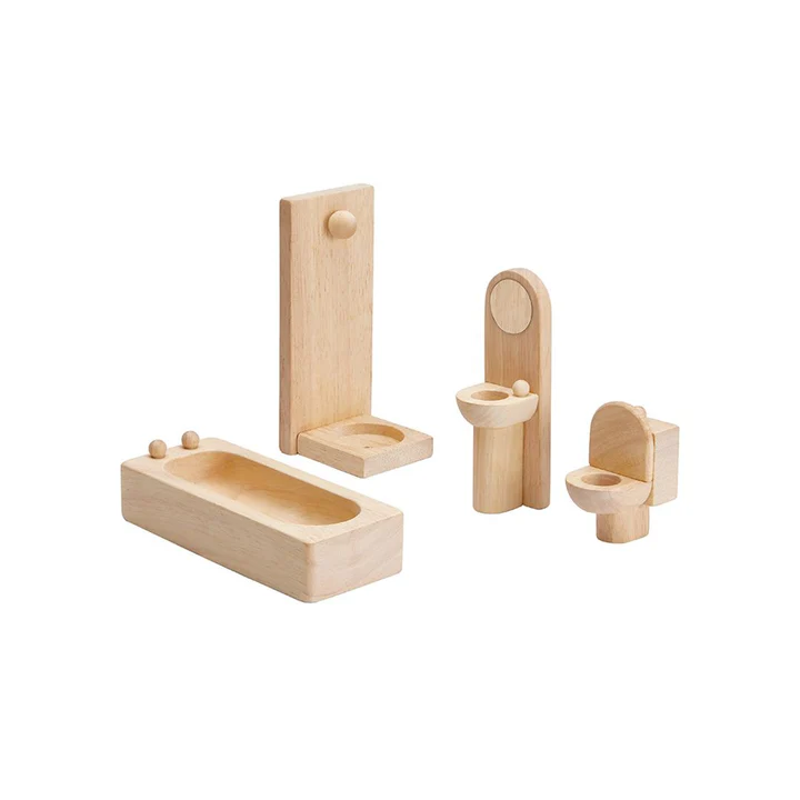 Classic Bathroom Dollhouse Furniture by Plan Toys