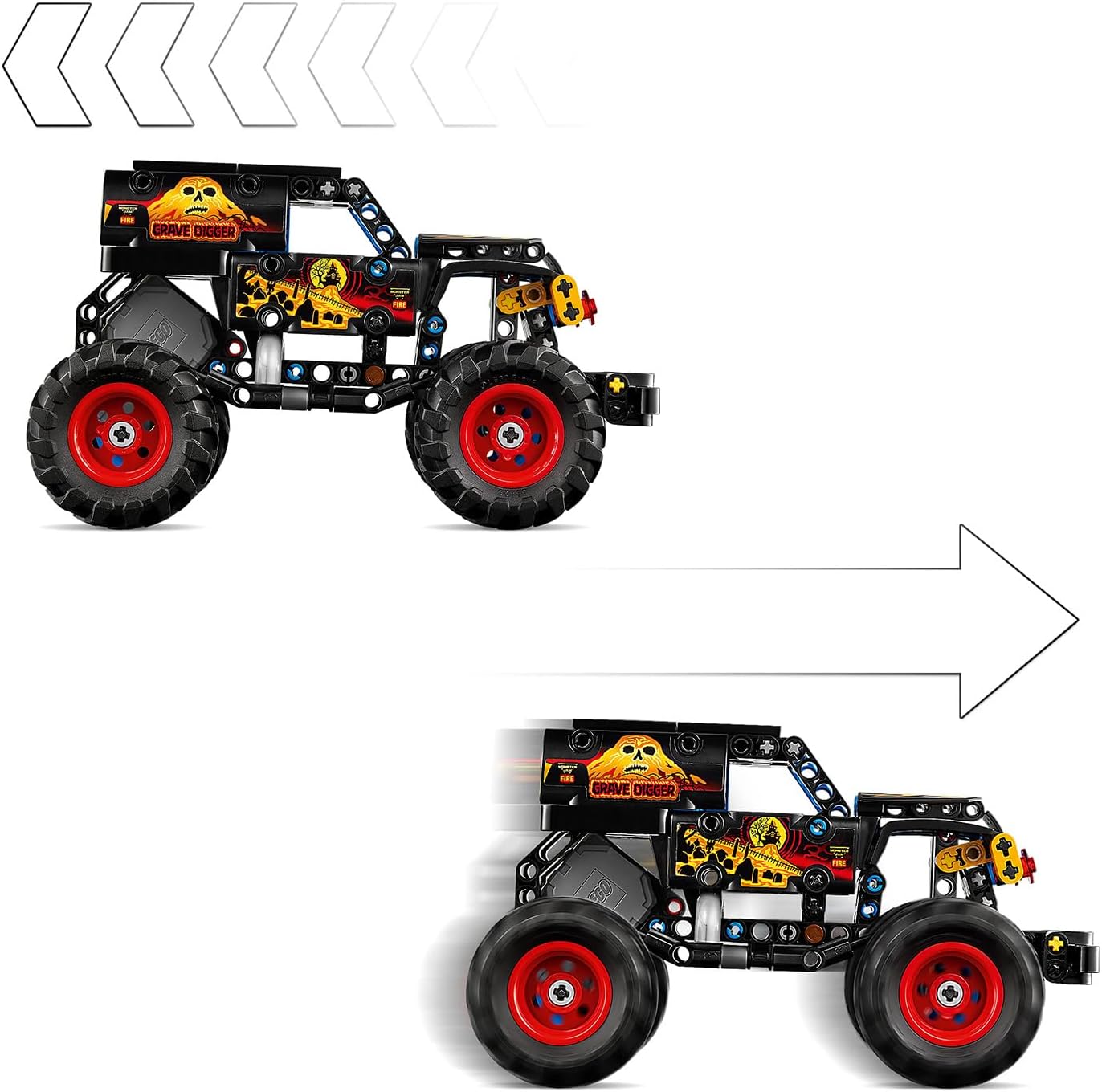 Technic Monster Jam Grave Digger Fire & Ice by Lego