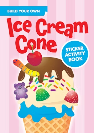 Build Your Own Ice Cream Cone Sticker Activity Book by Dover Publications