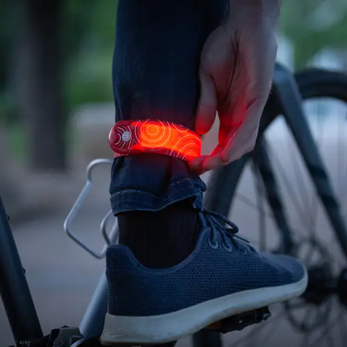 SlapLit Red Rechargable LED Slap Wrap by Niteize