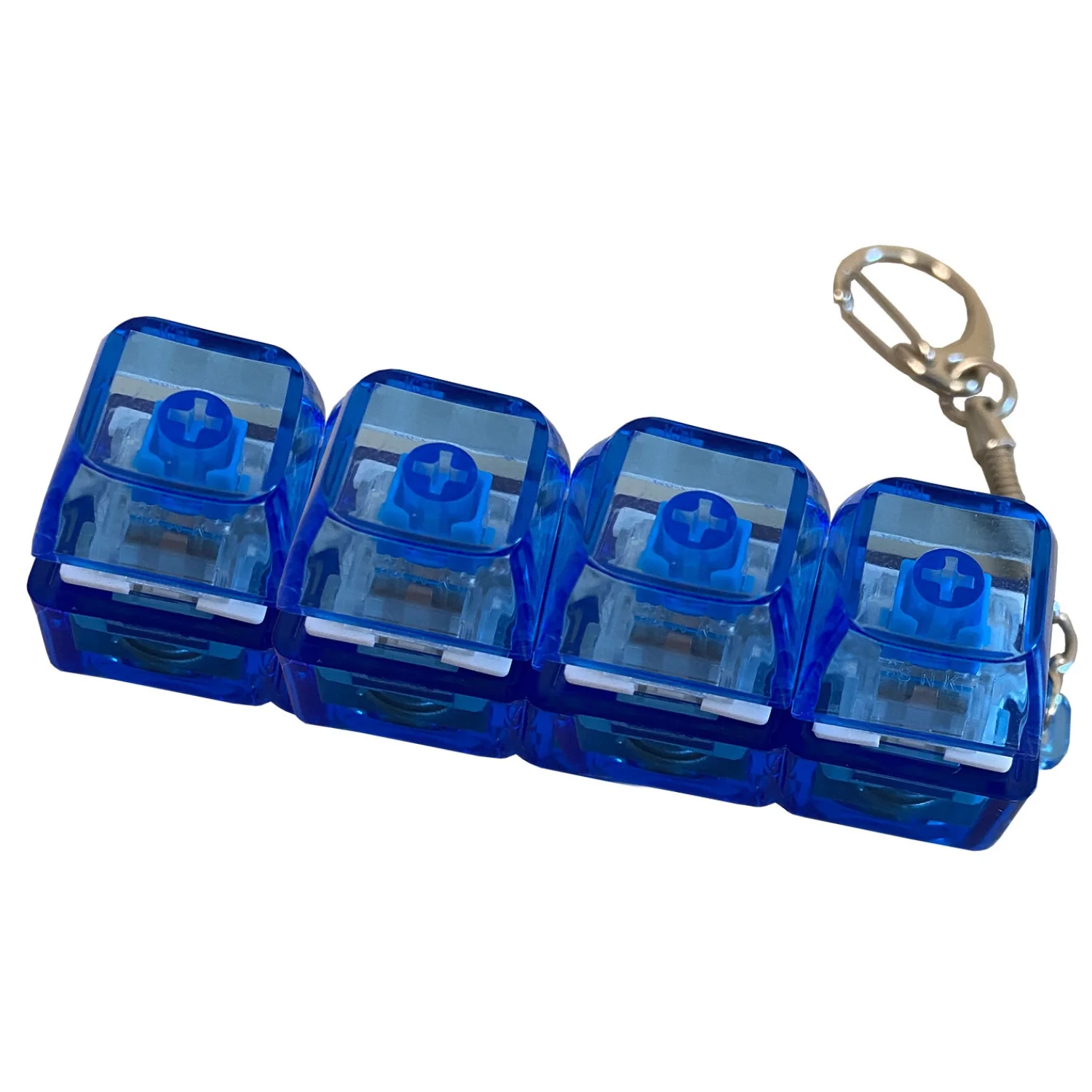 Keyboard LED Fidget Keyrings - Blue by Streamline