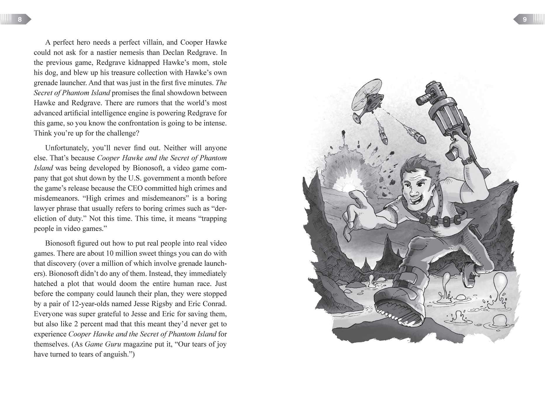 scape from a Video Game The Secret of Phantom Island Volume 1 by Andrews McMeel Publishing 1