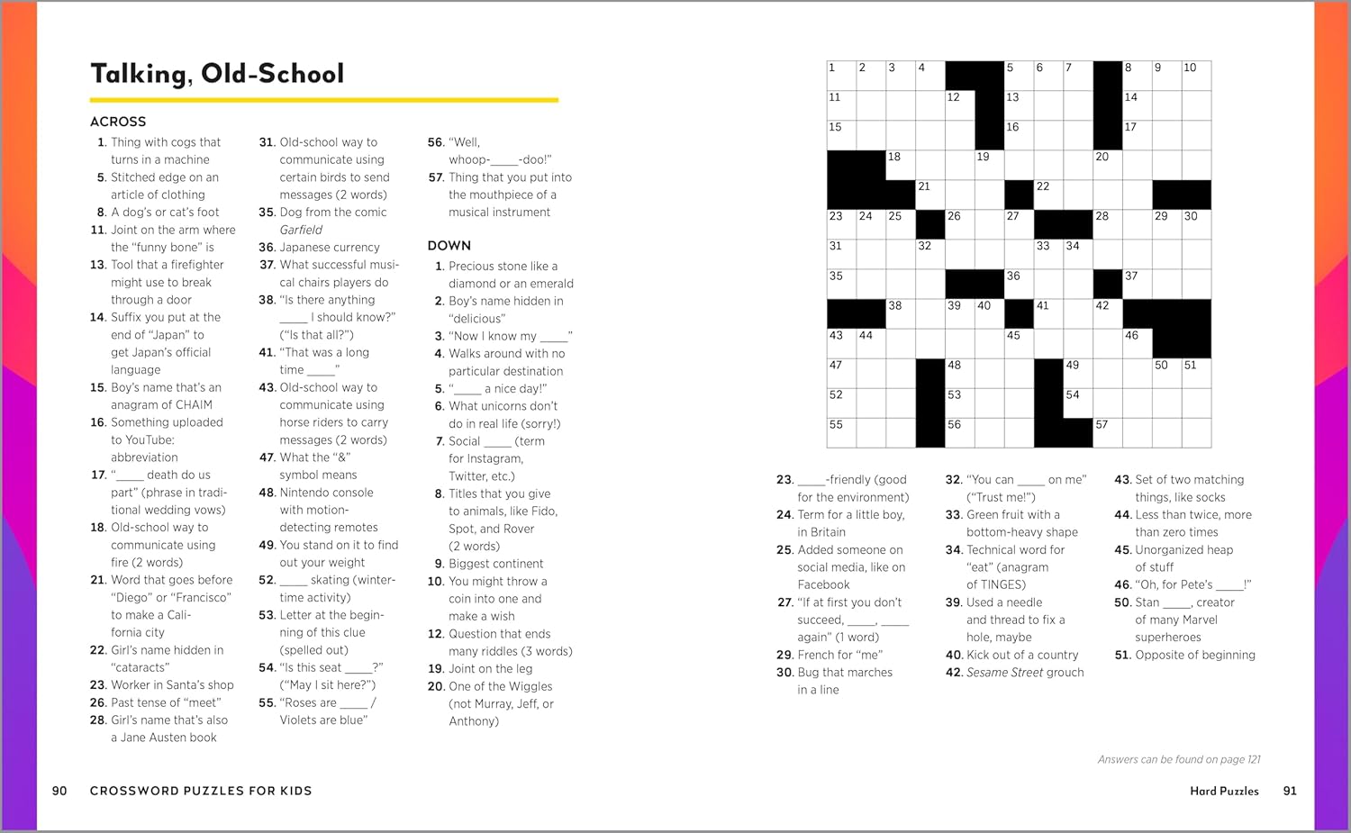 Crossword Puzzles for Kids by Sourcebooks