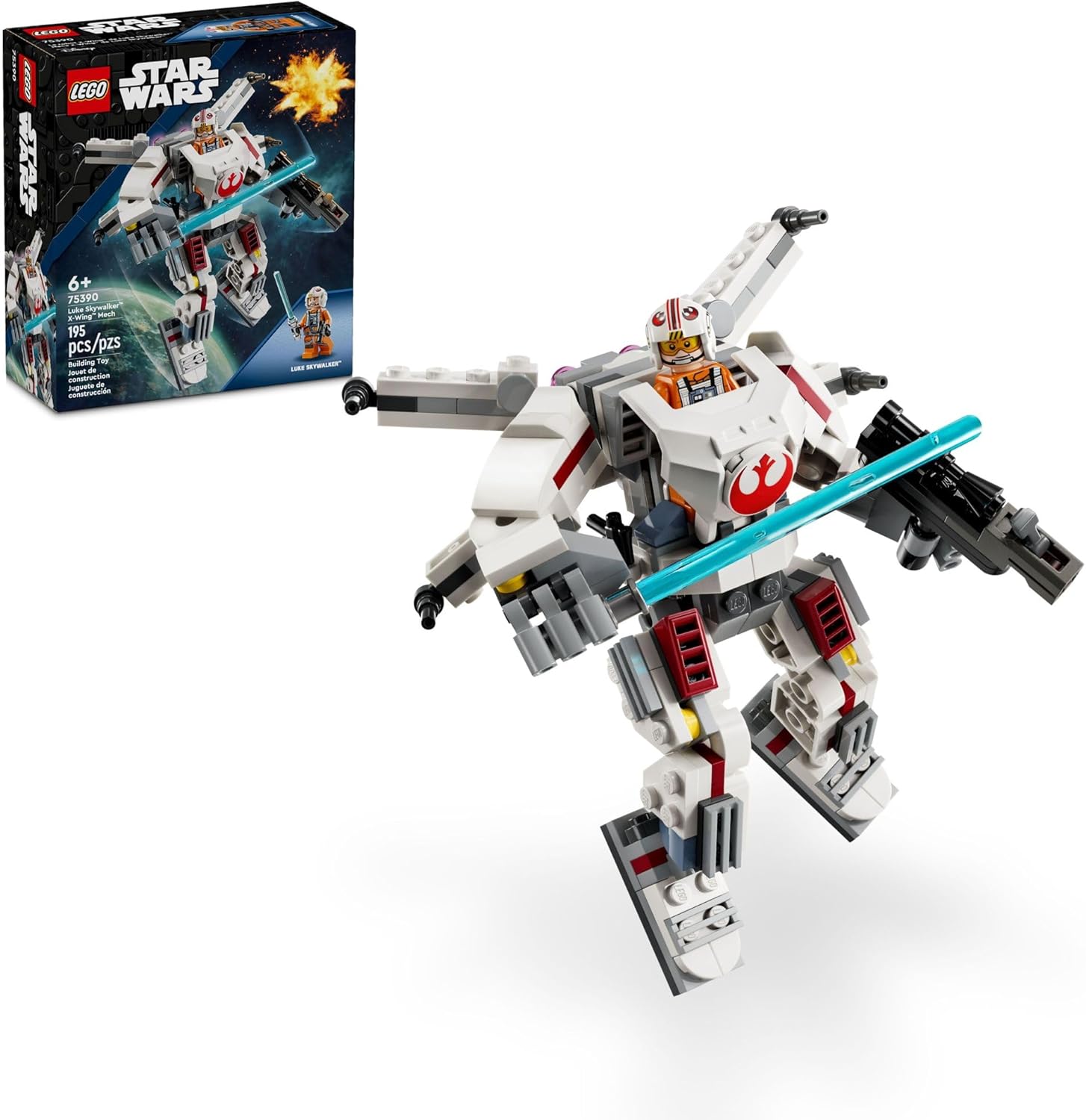 tar Wars Luke Skywalker X-Wing Mech-by-Lego