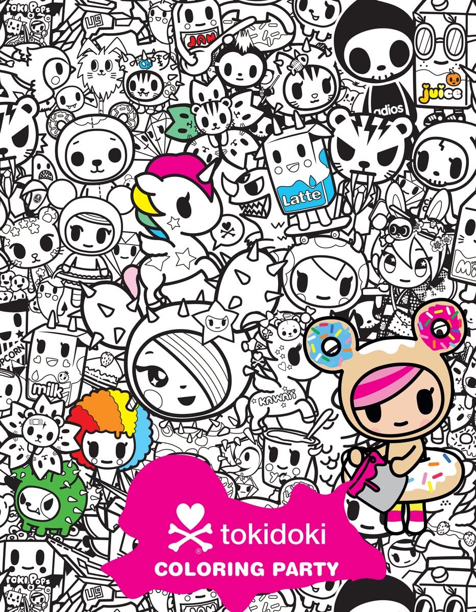 tokidoki Coloring Party by Sterling Publishing