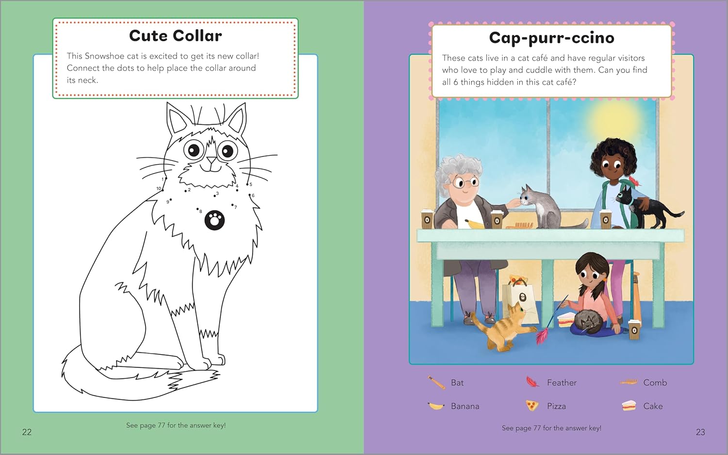 Cute Cats Activity Book for Kids by Sourcebooks