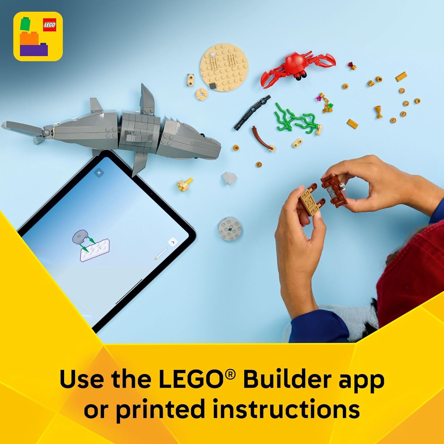 Creator Fierce Shark with a Treasure Chest by Lego