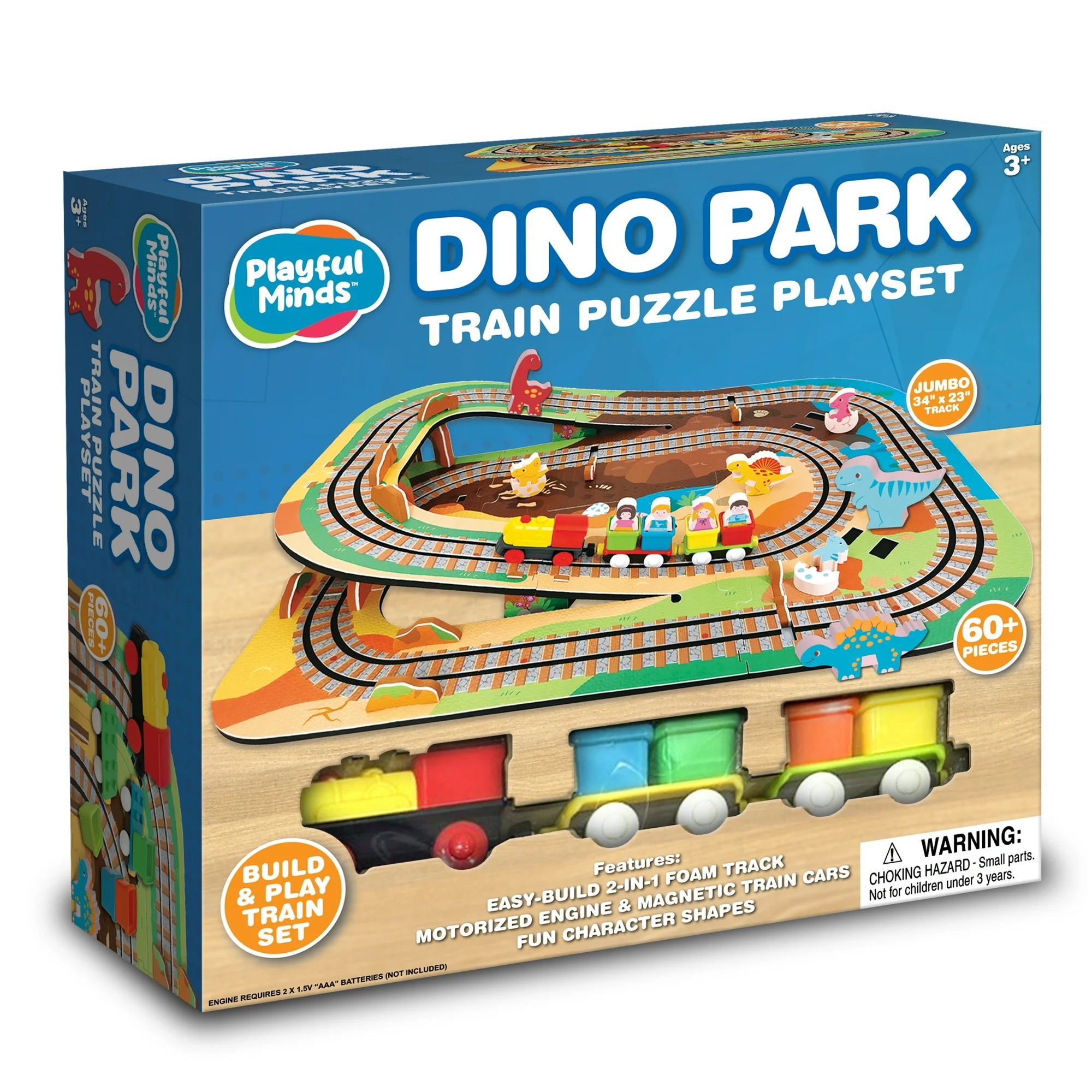 Dino Park Train Puzzle by Thin Air