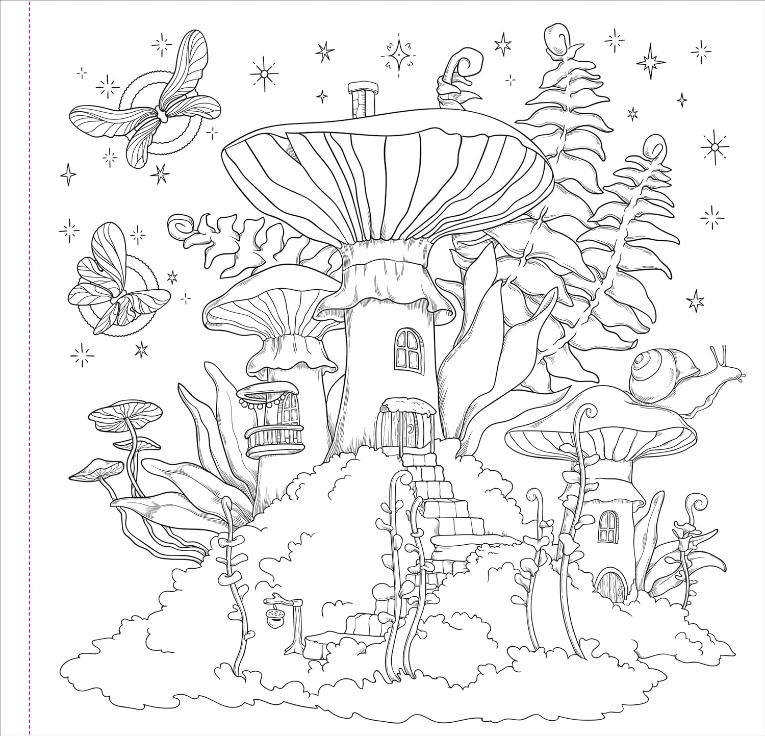Enchanted Kingdom Adult Coloring Book by Peter Pauper Press