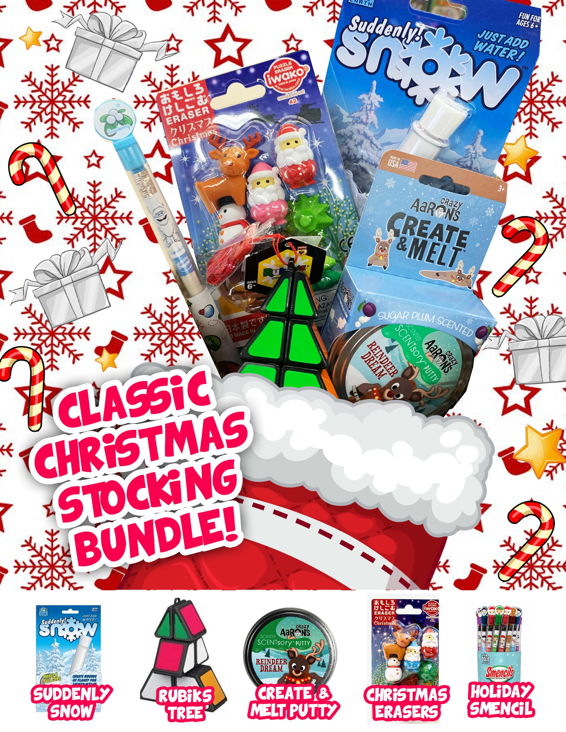 Classic Christmas Stocking Bundle by A2Z Science scaled