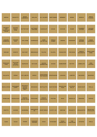 100 Foods You Must Eat Scratch Off by Streamline 1