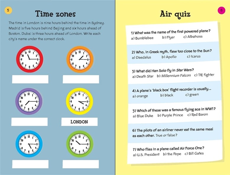 100 Things to Do on a Plane by Usborne 3