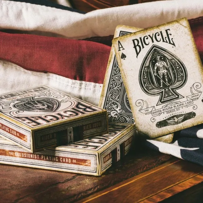 1800 Vintage Card Deck Blue by Ellusionist 2