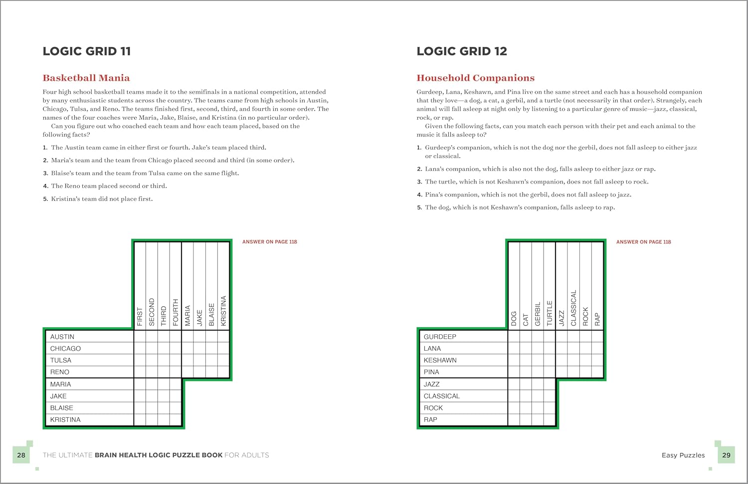 The Ultimate Brain Health Logic Puzzle Book for Adults by Sourcebooks