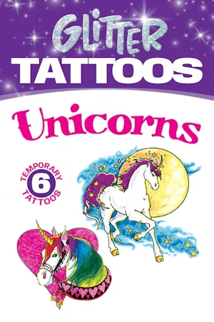 Glitter Tattoos Unicorns by Dover Publications
