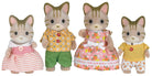 Calico Critters Striped Cat Family by Epoch Everlasting Play