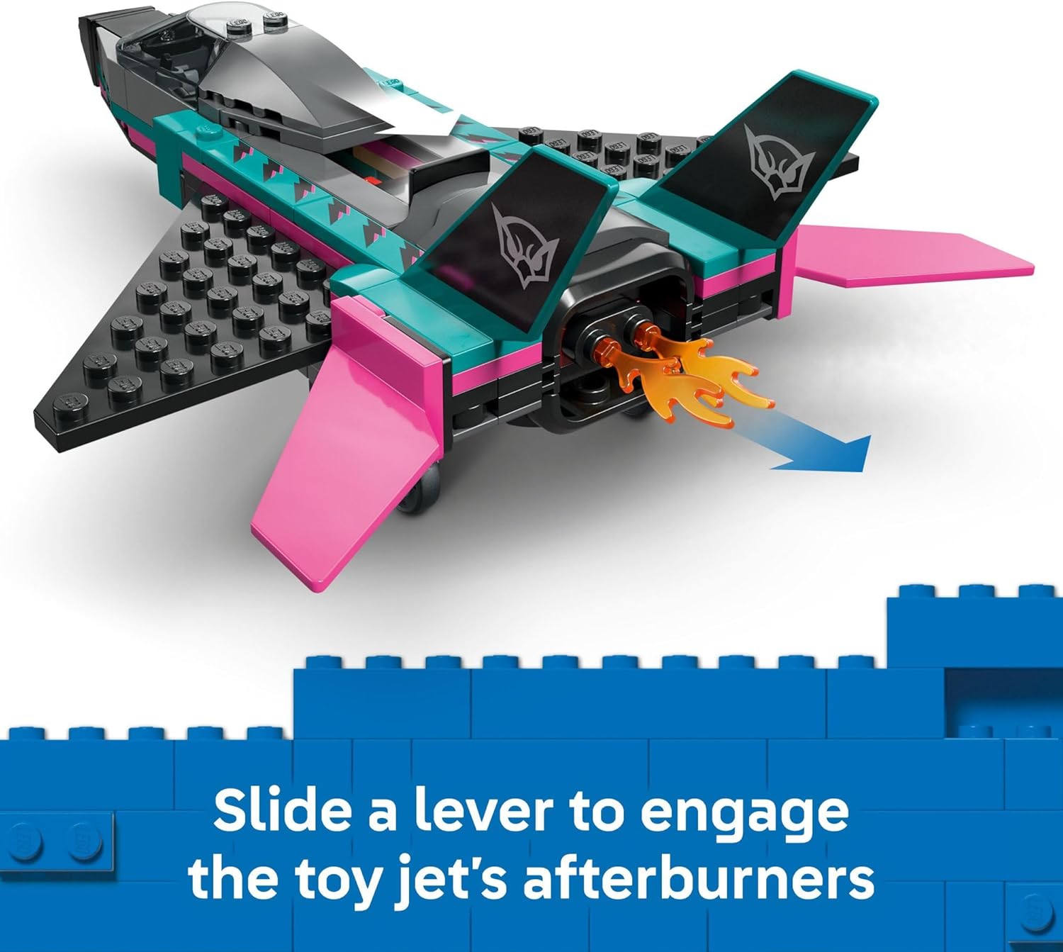 City Jet vs. Car by Lego