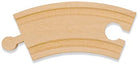 3.25 Curved Train Track Piece by Wooden Tracks