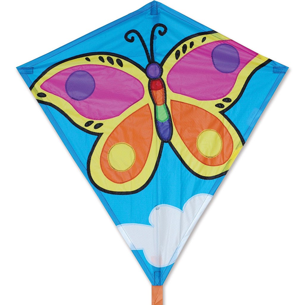 30 Inch Diamond Kite Briliant Butterfly by Premier Kites