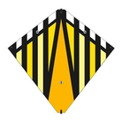 30" Yellow Diamond Stunt Kit-by-Brainstorm