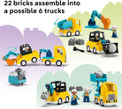 Duplo Town 3 in 1 Construction Vehicles by Lego