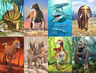 3D Lenticular Dinosaur Fact Cards Green by Artgame 3