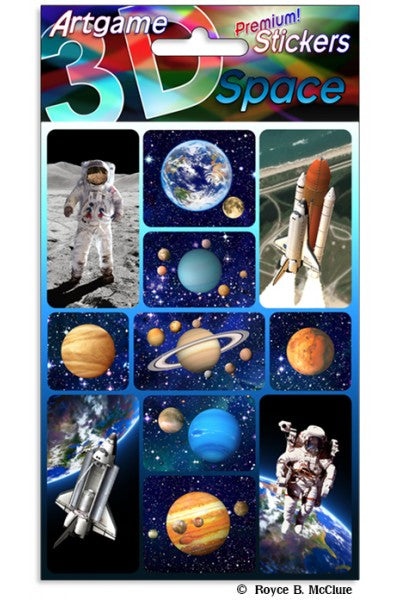 3D Space Stickers by Artgame