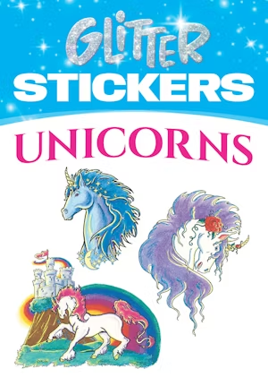 Glitter Unicorns Stickers by Dover Publications