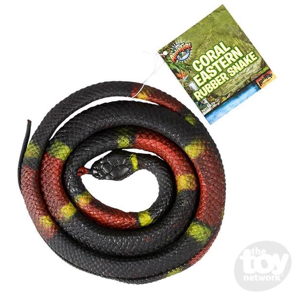 48 Rubber Eastern Coral Snake by The Toy Network