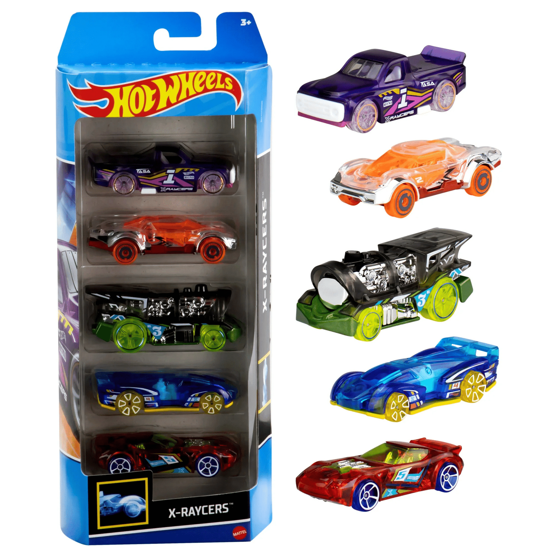 未開封・美品。Hot Wheels の人気5台パックセット2種です。 5 Pack Hot Wheels – A2Z Science & Toys
