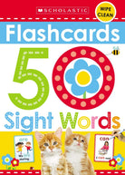 50 Sight Words Flashcards Scholastic Early Learners by Scholastic