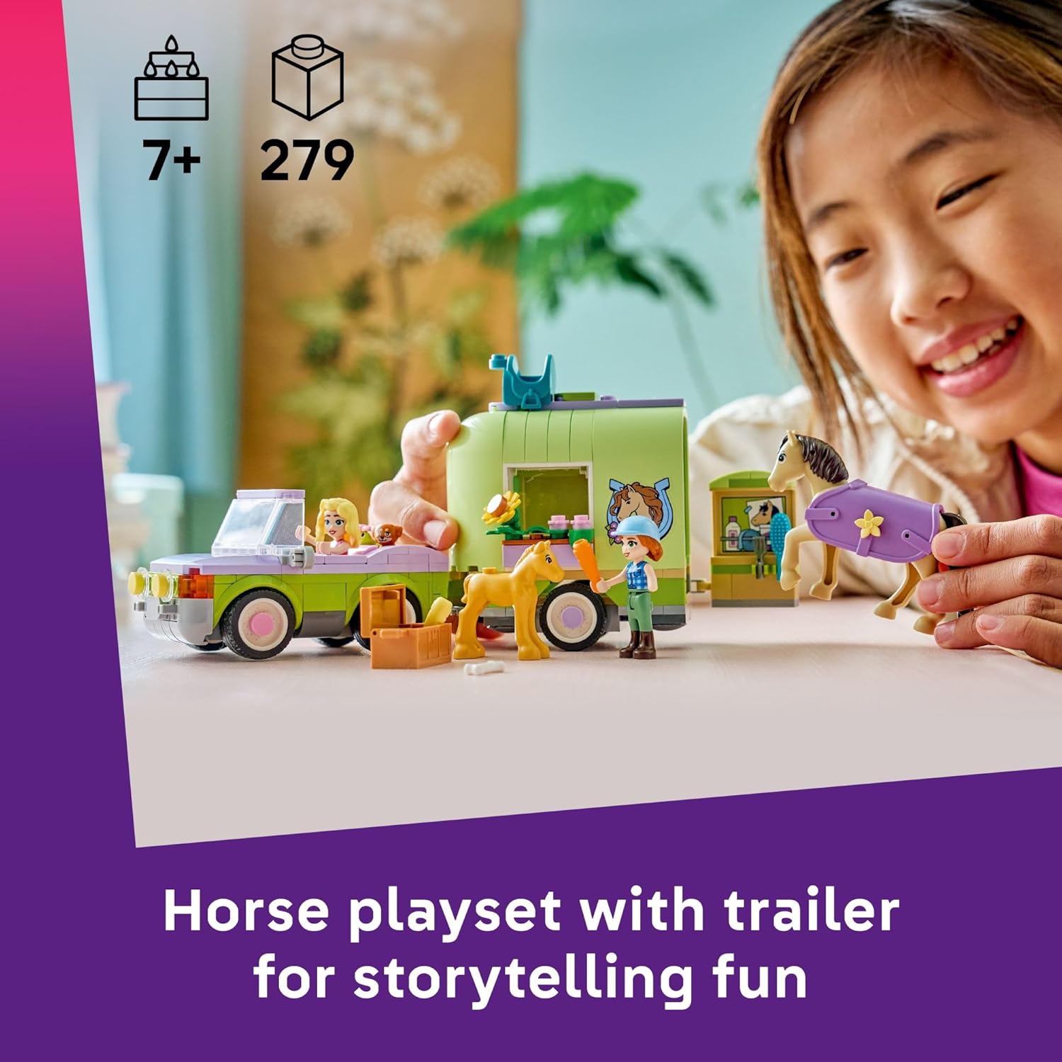 Friends Horse & Baby Foal Trailer by Lego