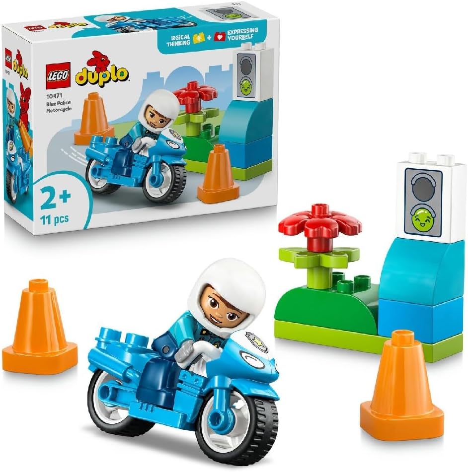 Duplo Blue Police Bike by Lego